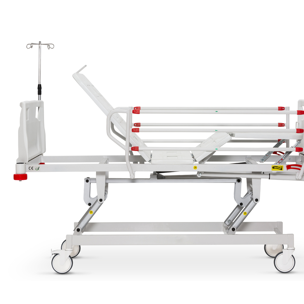 Manual Patient Bed with 3 Cranks