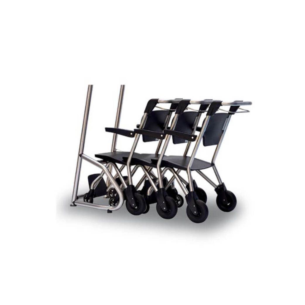 Patient Transfer Chair, Stainless Steel
