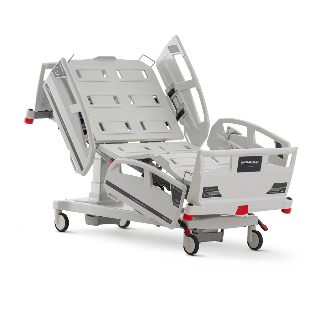 Electronic ICU and Patient Bed, 5 Motors with Lateral Tilt
