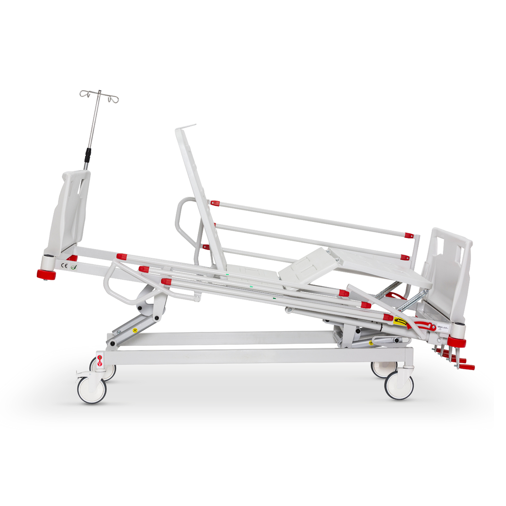 Manual Patient Bed with 4 Cranks